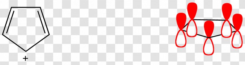 Cyclopentadienyl Cyclopentadiene Cation Aromaticity Anion - Silhouette - Heart Transparent PNG