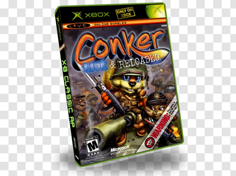 Conker: Live & Reloaded Conker's Bad Fur Day Xbox 360 Nintendo 64 Video Game - Rare Transparent PNG