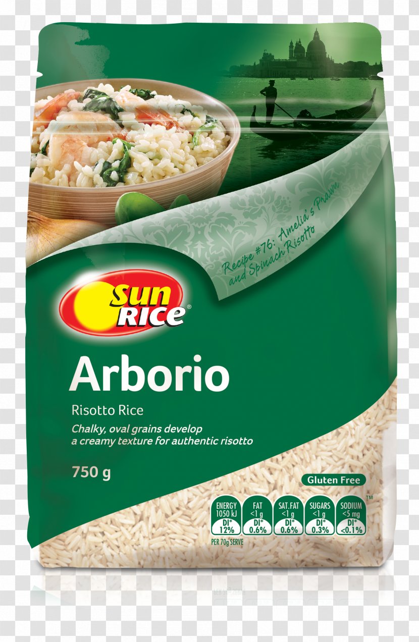 Arborio Rice Risotto Vegetarian Cuisine Italian - Gourmet Transparent PNG