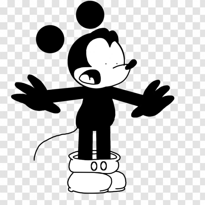 Clip Art Human Behavior Cartoon Finger Line - Silhouette - Mickey Mouse Drawing Transparent PNG