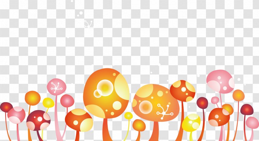 Illustration - Confectionery - Vector Decorative Mushrooms Transparent PNG