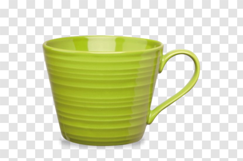 Coffee Cup Mug Ceramic - Cuisine - Green Transparent PNG