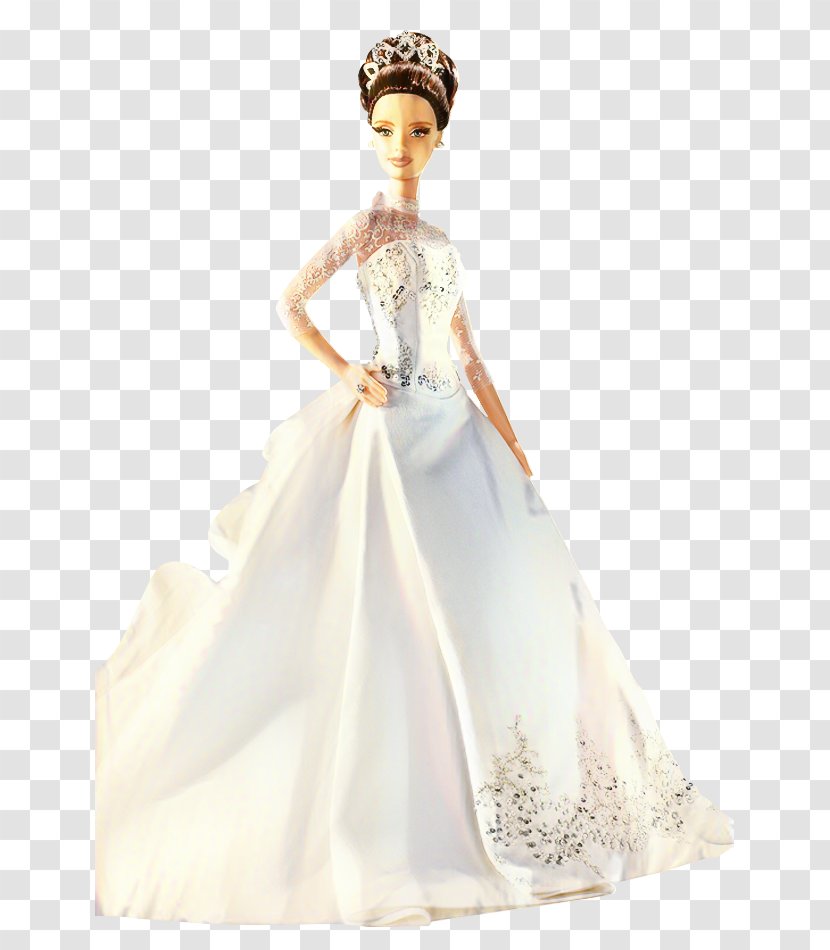 Wedding Dress Bride Gown - Lady - Barbie Transparent PNG