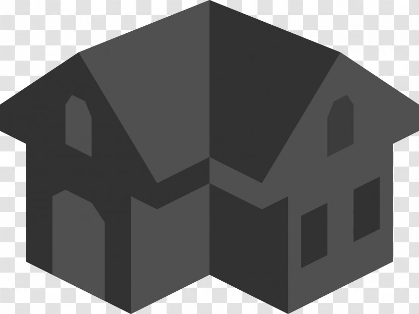 Building House Clip Art - Black And White - Umbrella Transparent PNG