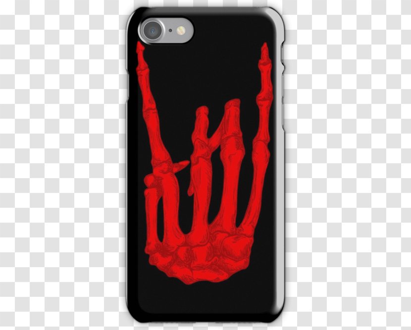 IPhone 7 5 6 4S Mobile Phone Accessories - Case - Hand Skull Transparent PNG