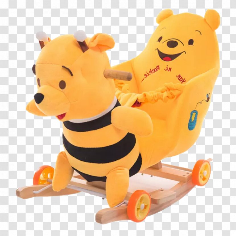 Winnie The Pooh Bear Toy - Orange - Trojan Transparent PNG