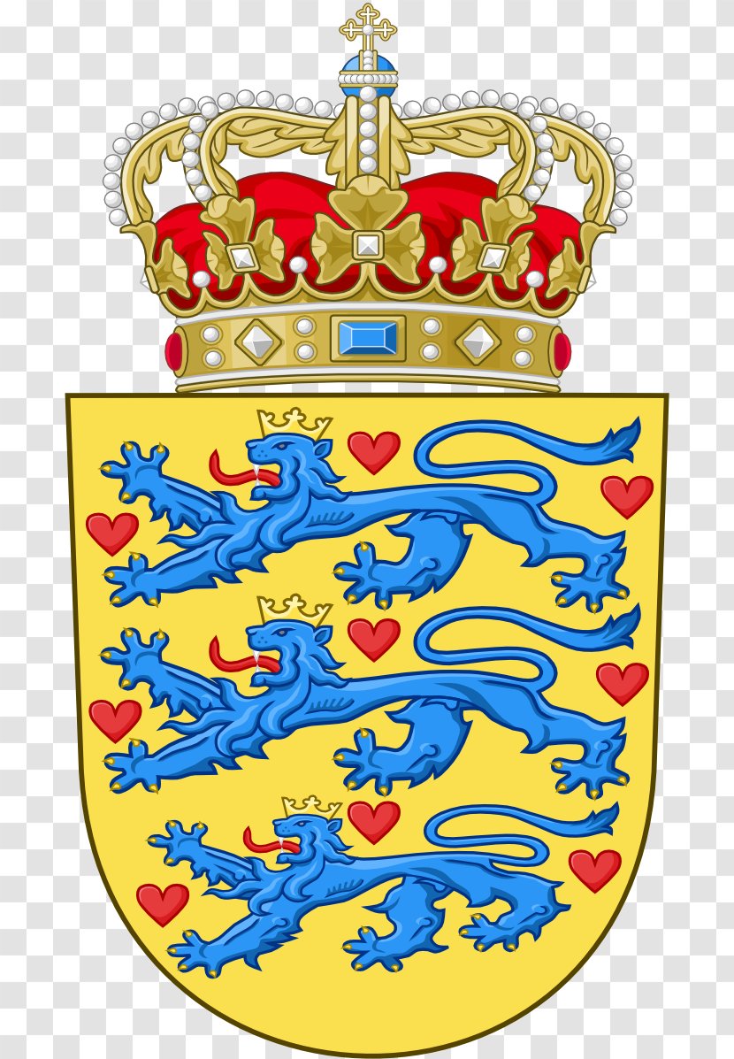 Coat Of Arms Denmark National Coats Europe Gallery Sovereign States - Scandinavia Transparent PNG