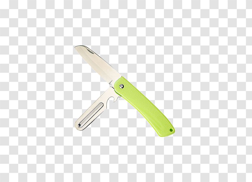 Kitchen Knife Tool Pocketknife - Positive Persons As Multi-function Folding Fruit Peel Transparent PNG