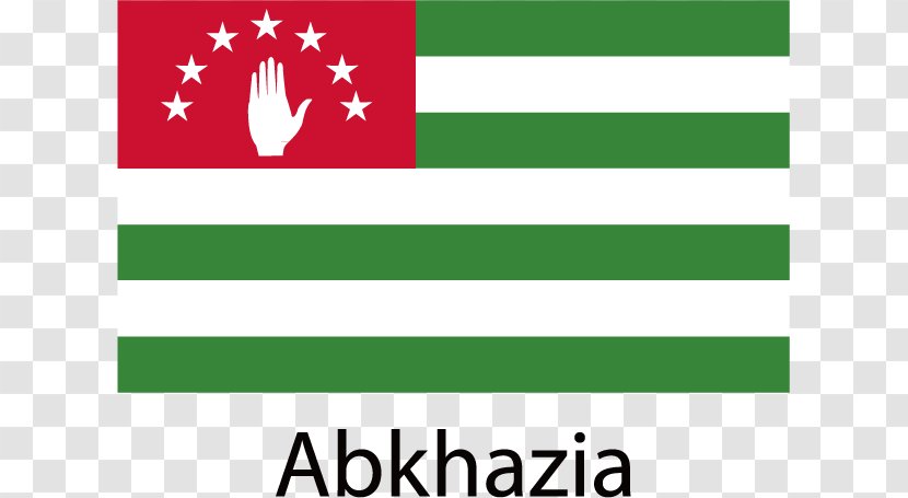 The Republic Of Abkhazia National Football Team Flag Transparent PNG