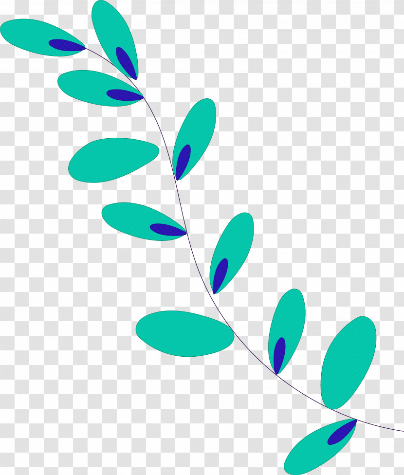 Leaf Green Line Meter Biology Transparent PNG