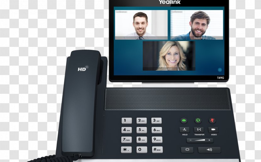 Yealink W52H Session Initiation Protocol VoIP Phone Telephone Beeldtelefoon - Cubrir Transparent PNG