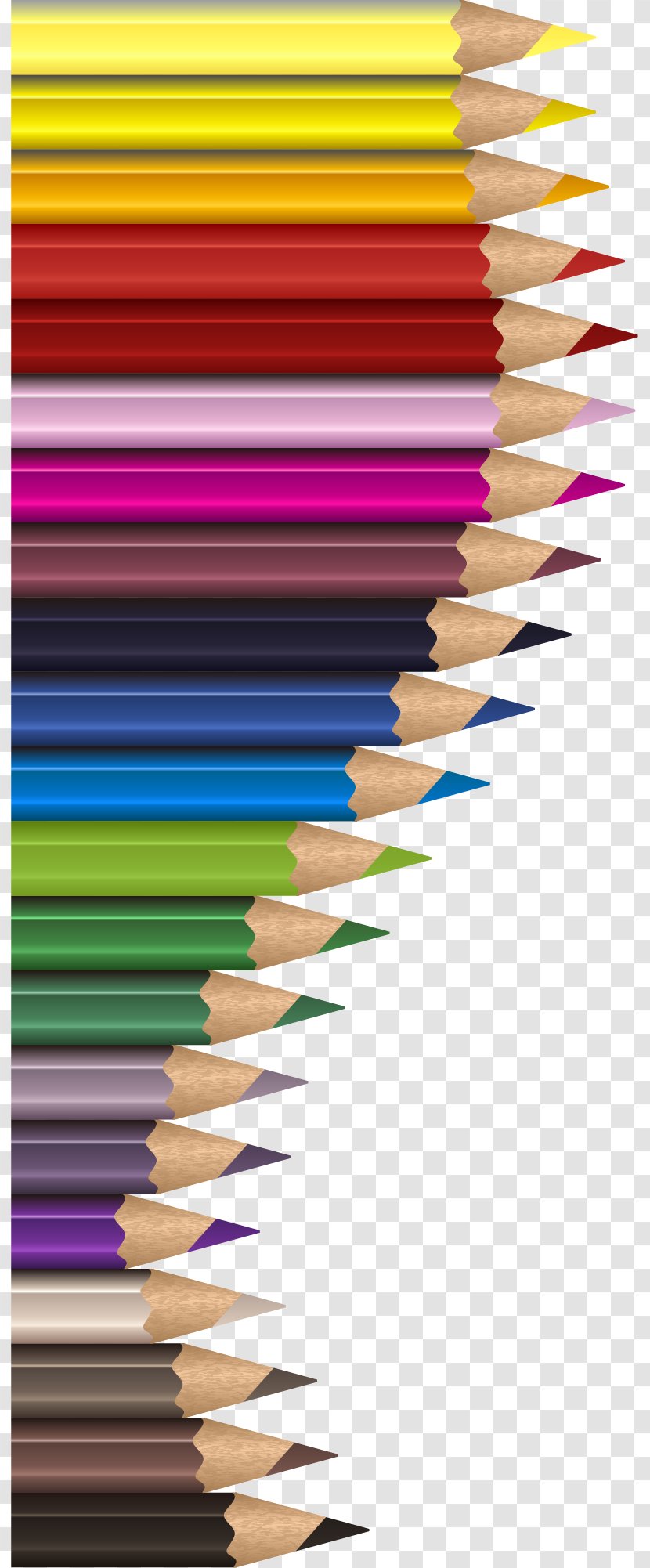 Colored Pencil - Crayon - Color Border Transparent PNG