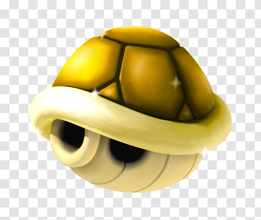 Mario Kart 7 Wii Super DS Bros. - Yellow - PEARL SHELL Transparent PNG