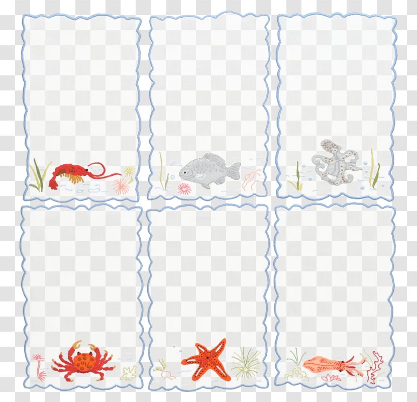 Cloth Napkins Cocktail Linens Table Place Mats - Lobster Transparent PNG