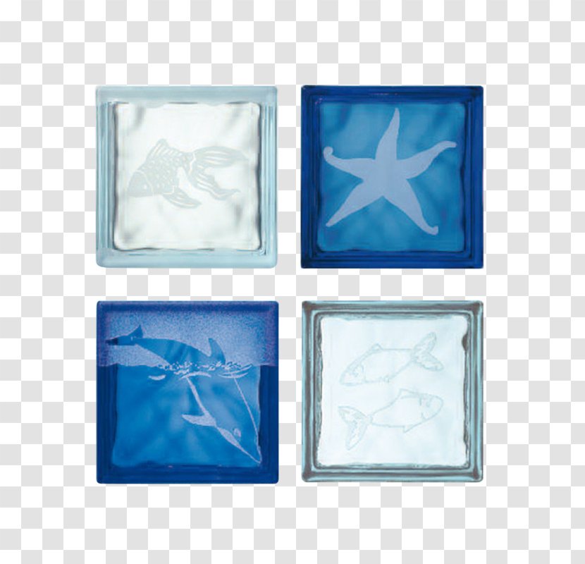 Plastic Rectangle - Blue - Mat Transparent PNG