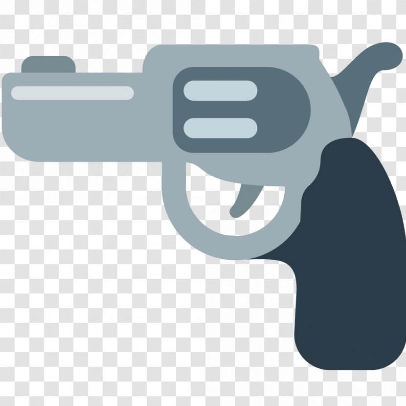 Emoji Pistol Gun Weapon Firearm - Handgun Transparent PNG