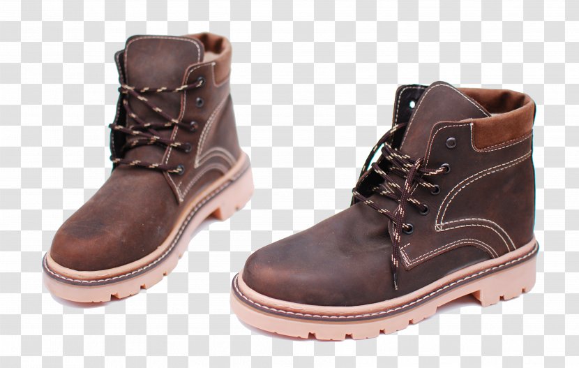 Snow Boot Leather Fashion Shoe - Walking Transparent PNG