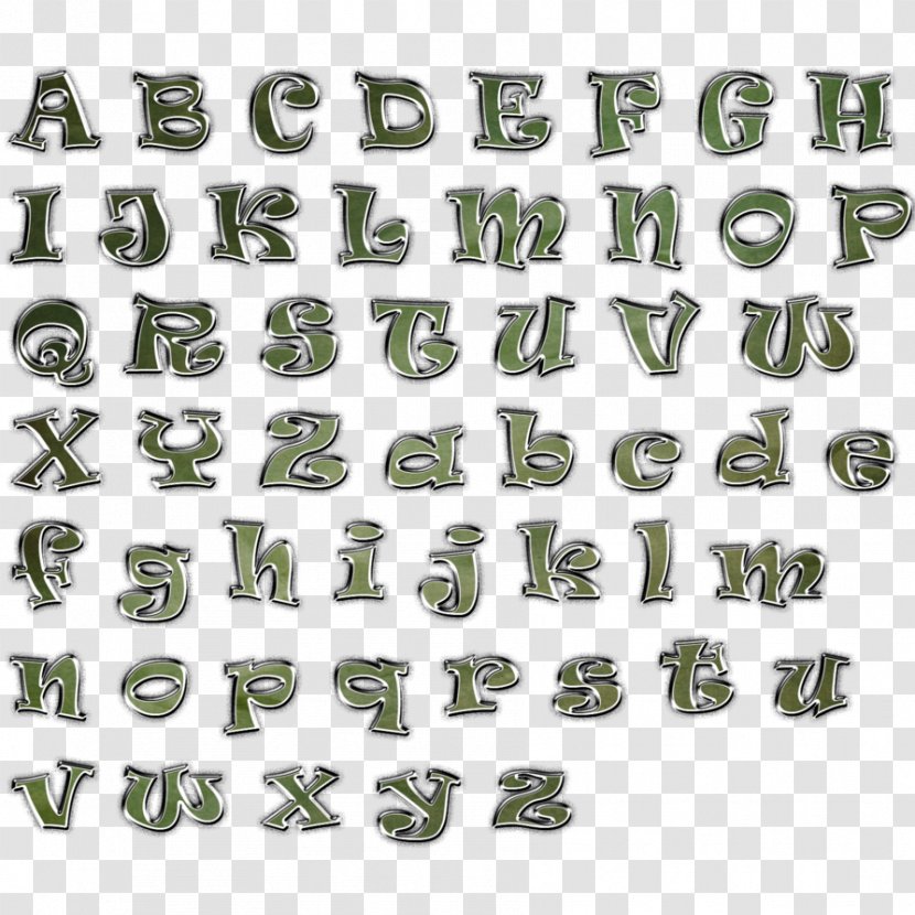 English Alphabet Letter Design Language - Green Woods Transparent PNG