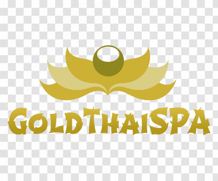 Logo Brand Yellow - Leaf - Thai Spa Transparent PNG