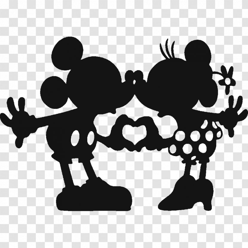 Minnie Mouse Mickey The Walt Disney Company Silhouette World - And Friends Transparent PNG