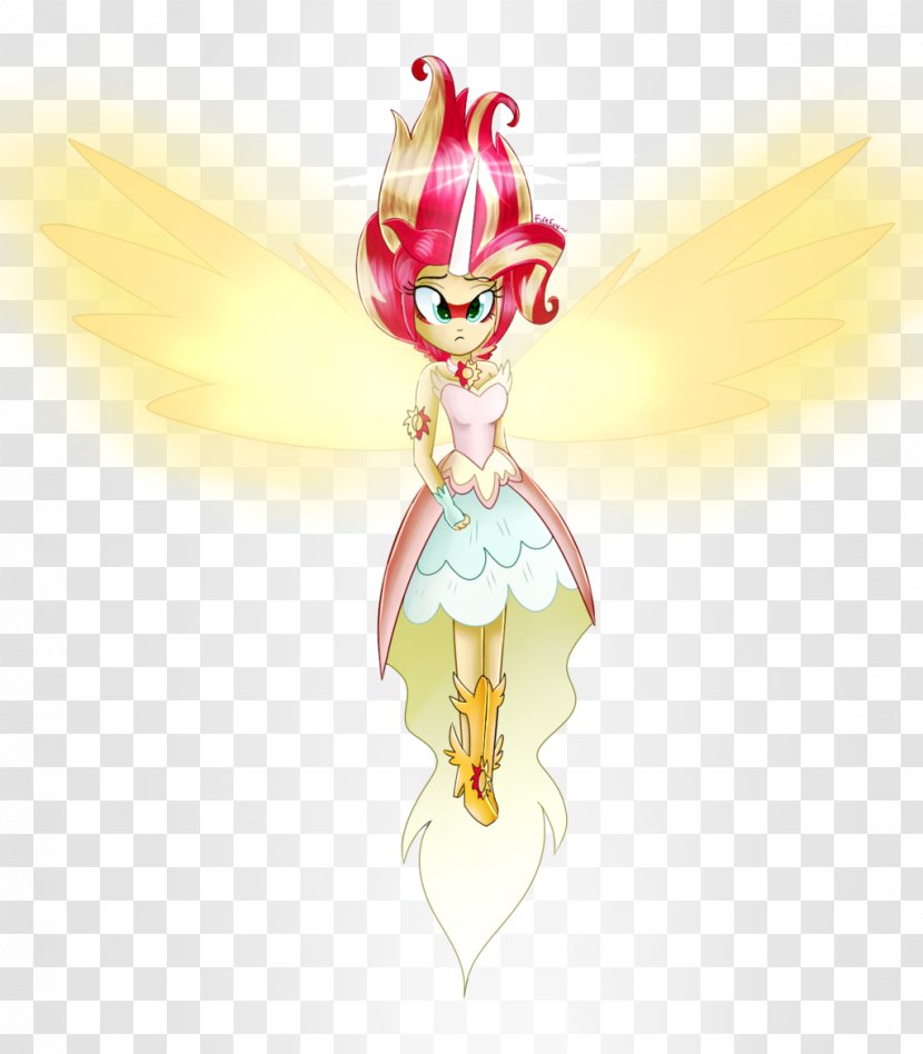 Sunset Shimmer Rainbow Dash DeviantArt - Angel - Daydream Vector Transparent PNG