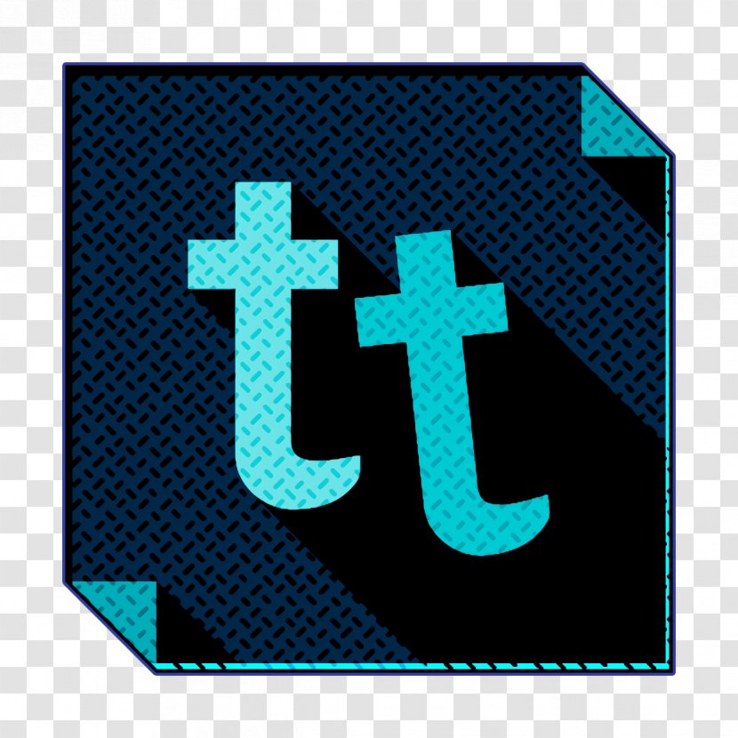 Social Media Icon - Teal - Cross Symbol Transparent PNG