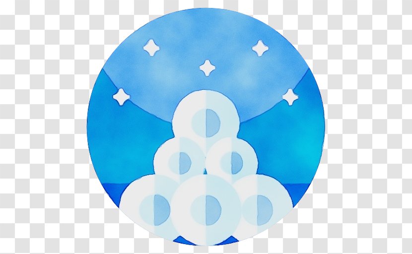 Blue Aqua Cloud Sky Circle - Symbol - Electric Transparent PNG