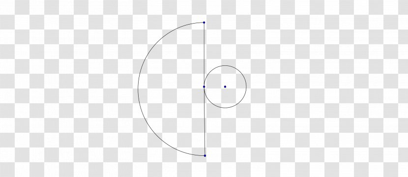Circle Point Angle - White - Grazing Transparent PNG