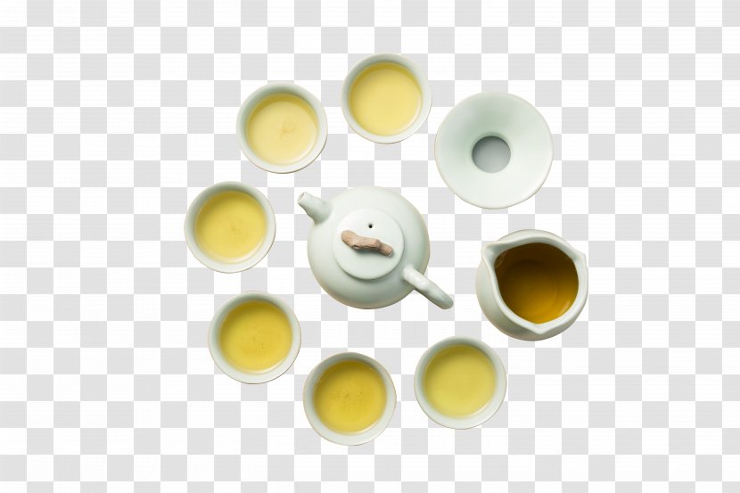 Plastic Yellow Cup Egg - Tea Set Transparent PNG