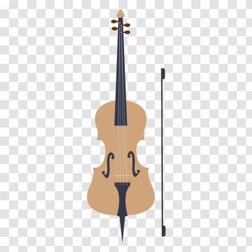 Bass Violin Cello Violone Viola - Watercolor - Creative Transparent PNG