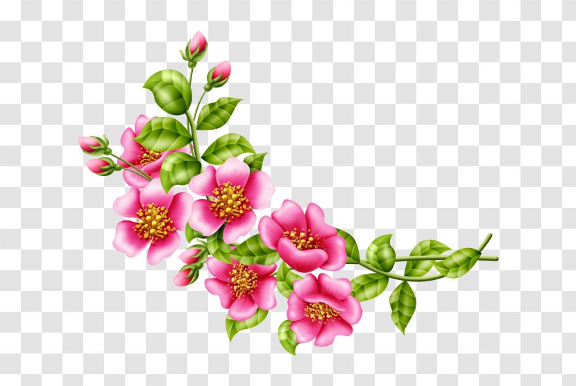 Floral Design Cut Flowers Rose - Cherry Blossom - Flower Transparent PNG