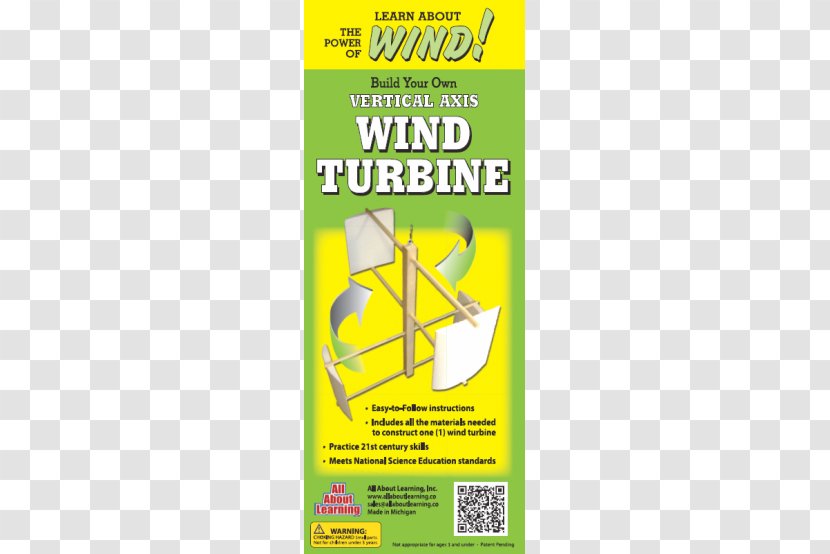 Vertical Axis Wind Turbine Power Energy - Text Transparent PNG