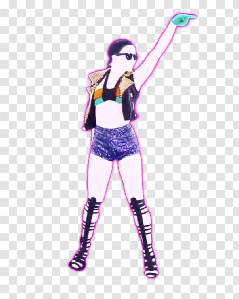 Just Dance 2016 Wii U 2015 - Cool For The Summer - Dancing Transparent PNG