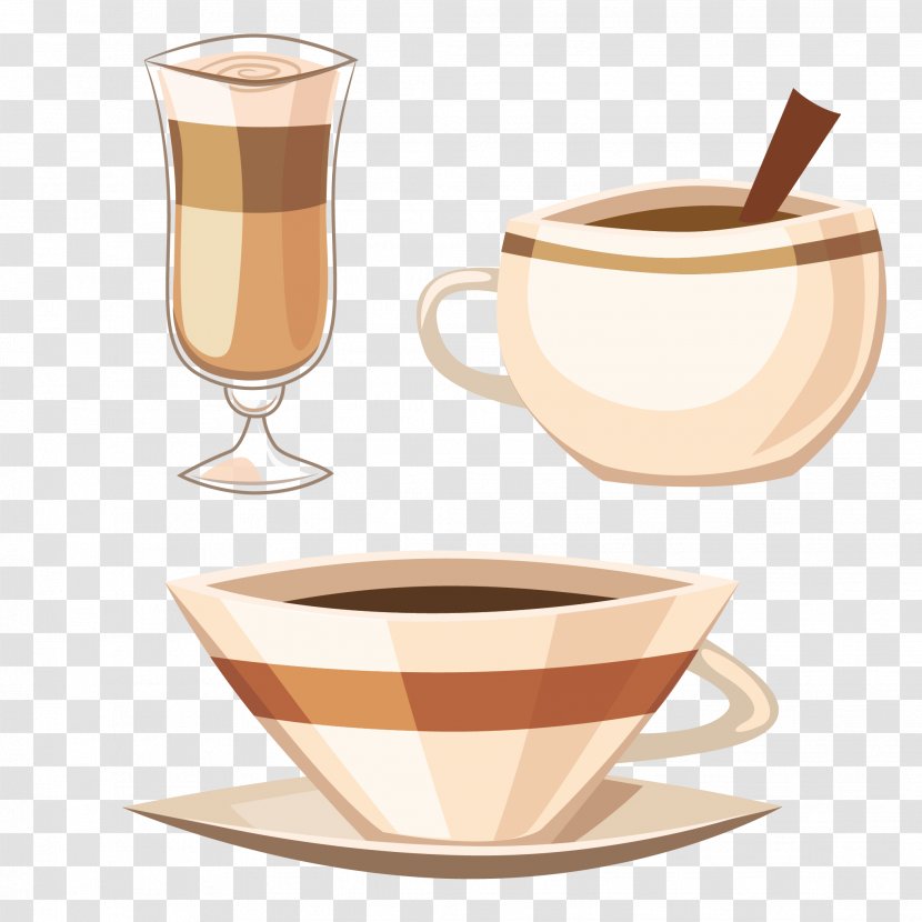 Coffee Cup Teacup Saucer - Serveware - Background Transparent PNG