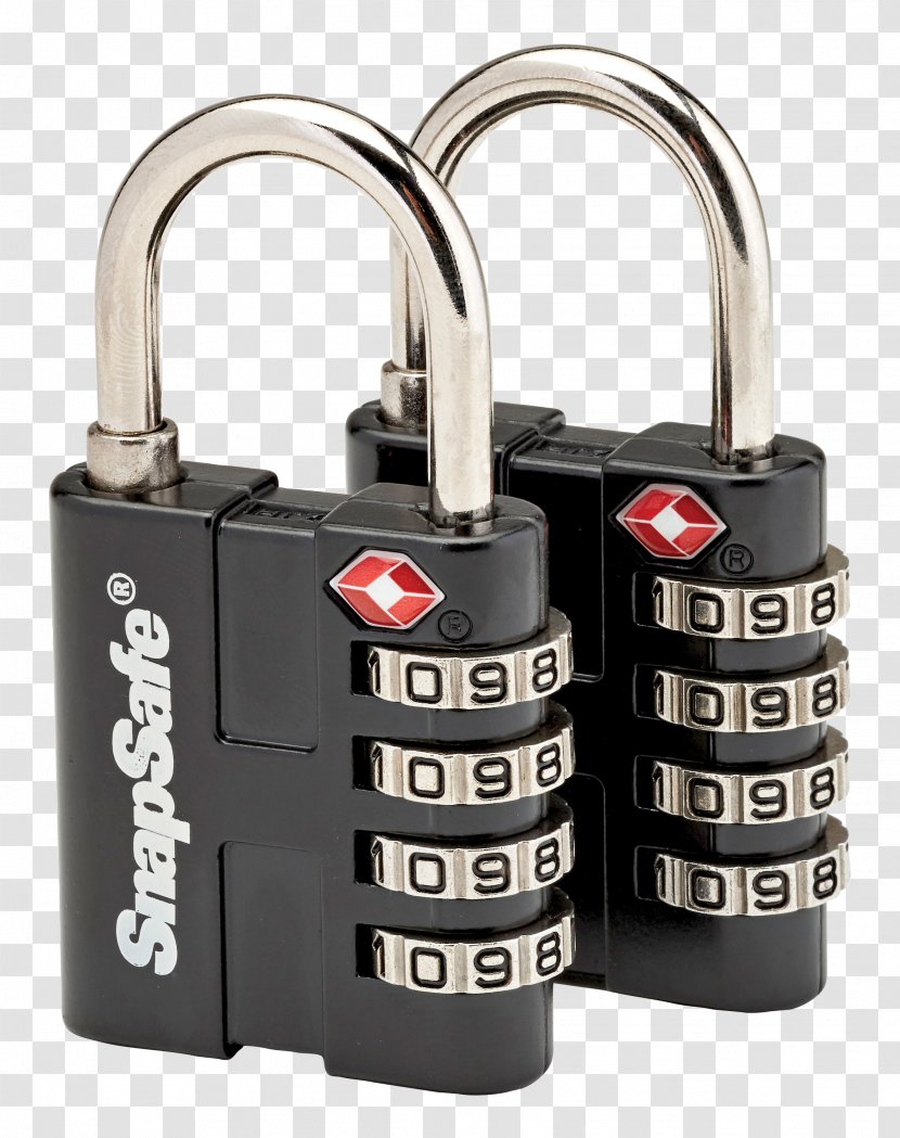 Padlock Luggage Lock Combination Safe - Security Transparent PNG