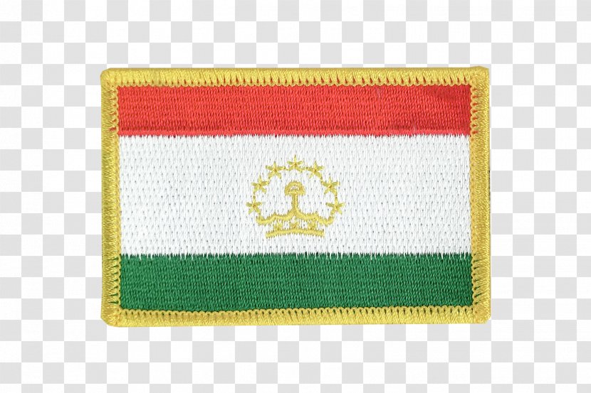 Flag Of Tajikistan Fahne National - Embroidery Transparent PNG