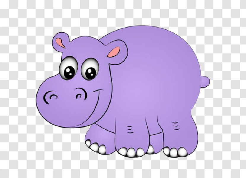 Hippopotamus Royalty-free Clip Art - Snout - Cartoon Baby Transparent PNG