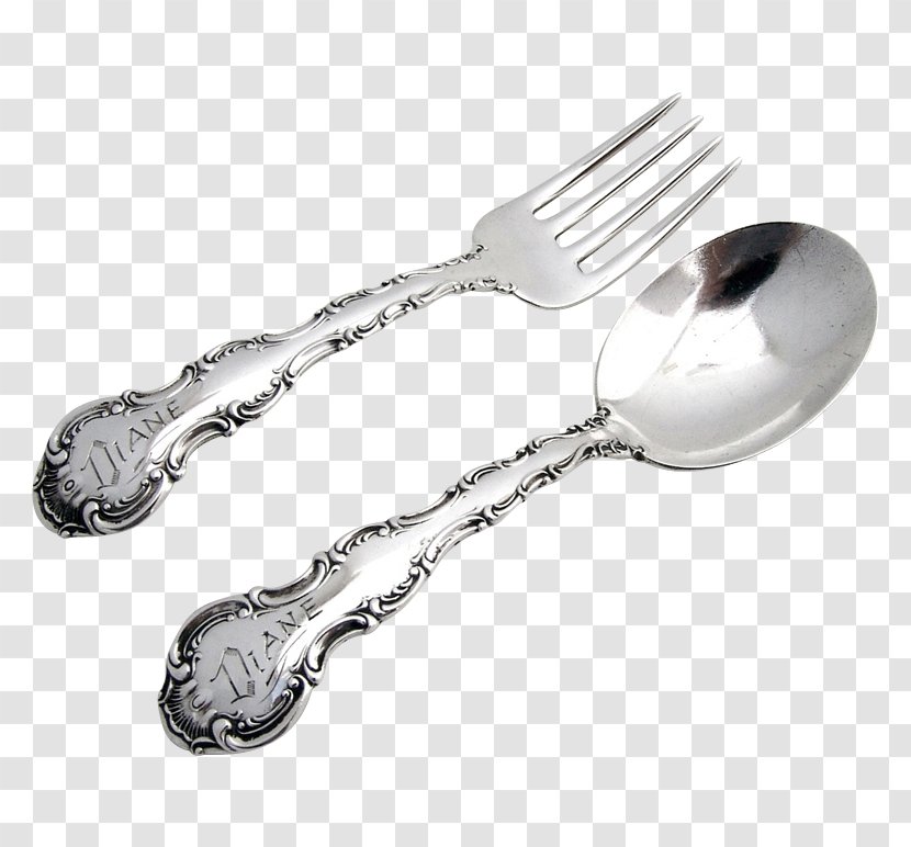 Spoon Fork Silver - Tableware Transparent PNG