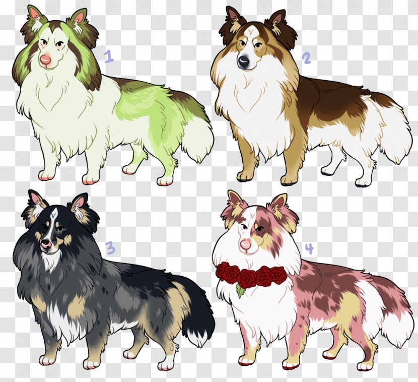 Dog Breed Icelandic Sheepdog Rough Collie Shetland - Cartoon - Sheltie Transparent PNG