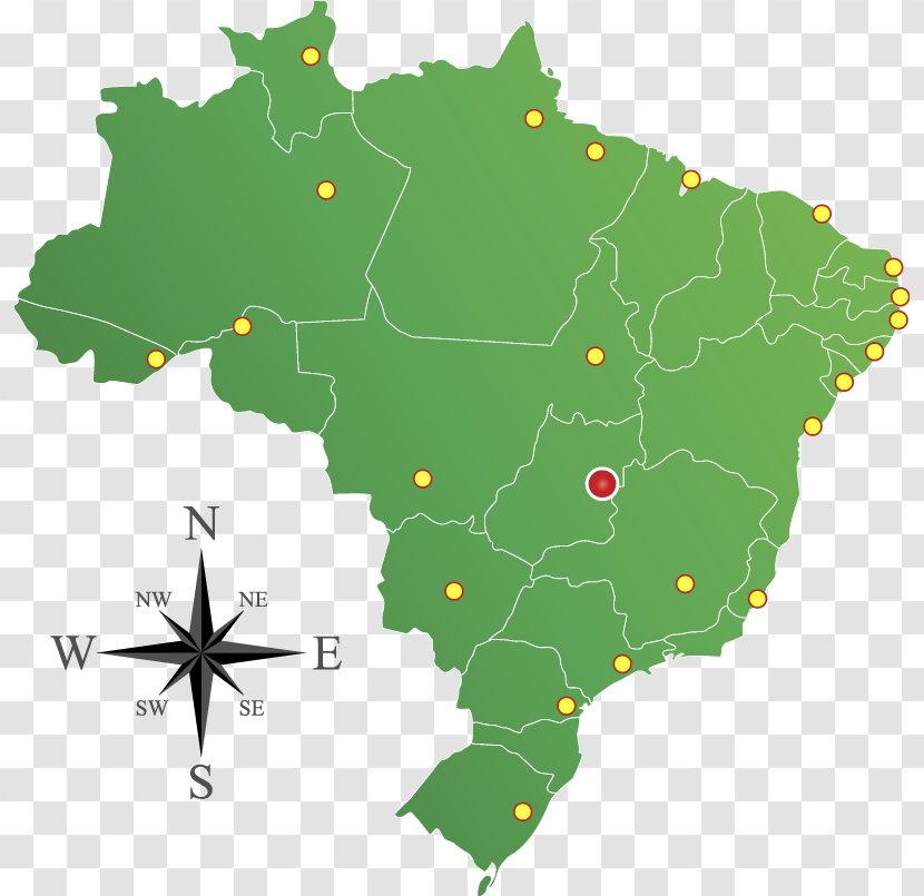 Brazil Map Royalty-free Illustration - Rio Decorative Elements Transparent PNG