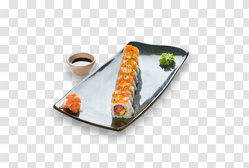 California Roll Plate Sushi 07030 Tray - Dish - Grilled Salmon Transparent PNG