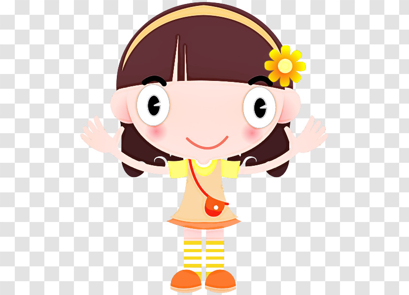 Cartoon Mascot Animation Smile Transparent PNG