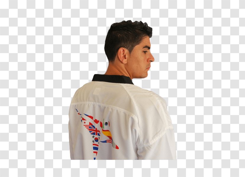 T-shirt Shoulder Jacket Collar Outerwear - White Transparent PNG