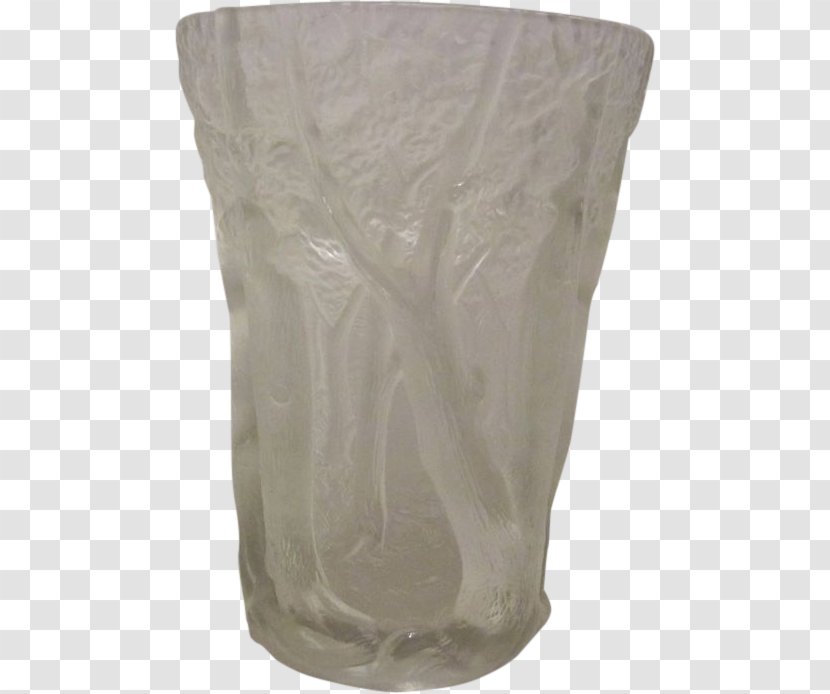 Vase Frosted Glass Art Deco Bohemia - Lalique Transparent PNG