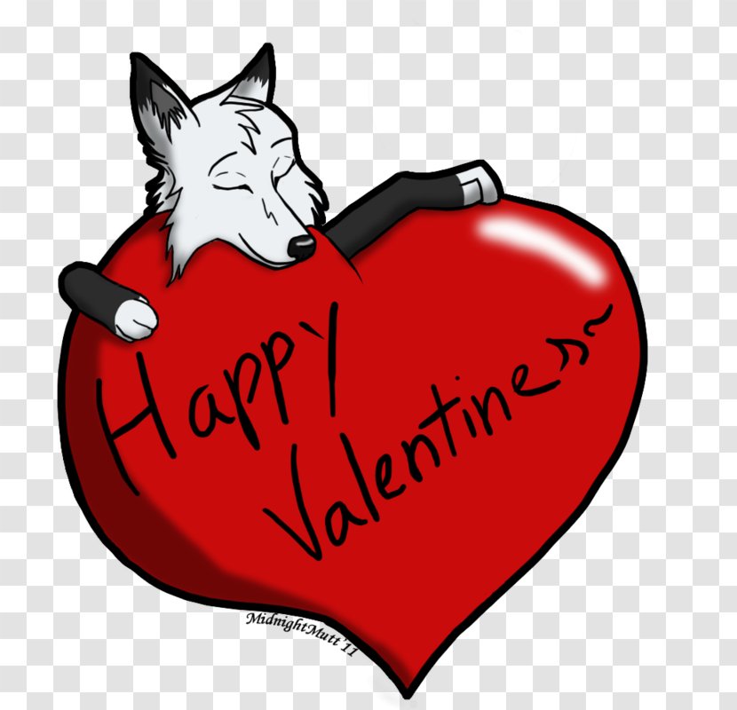 Whiskers Cat Clip Art Valentine's Day Illustration - Cartoon Transparent PNG