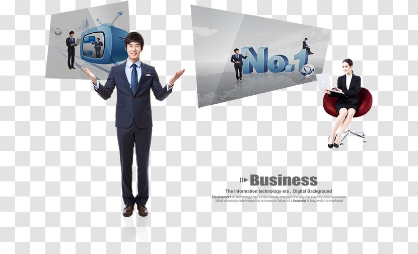 Woman Illustration - Television - Business Men And Women Transparent PNG