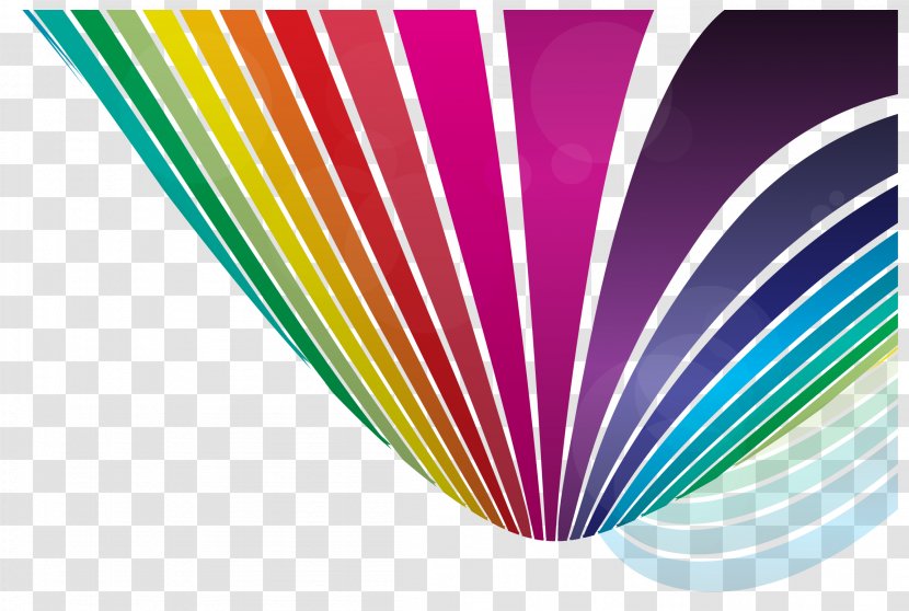 Graphic Design Abstraction - Color - Abstract Lines Vector Transparent PNG