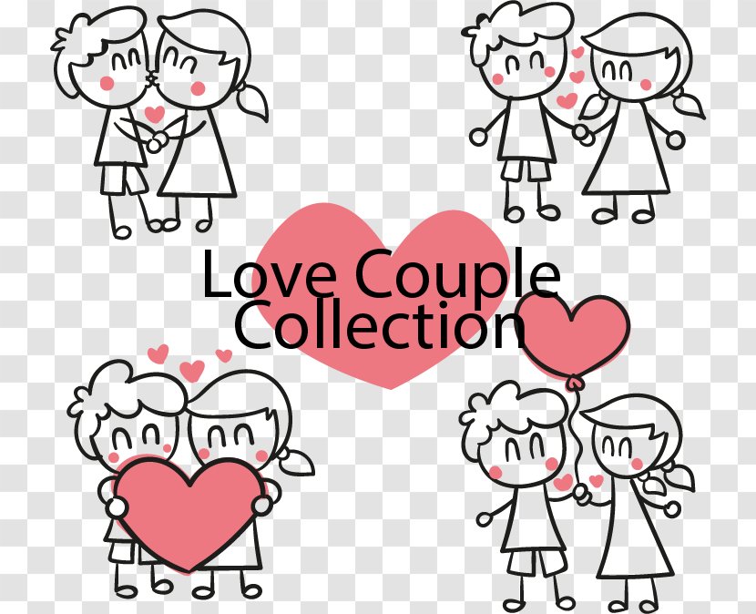 Love Couple Significant Other Illustration - Watercolor Transparent PNG