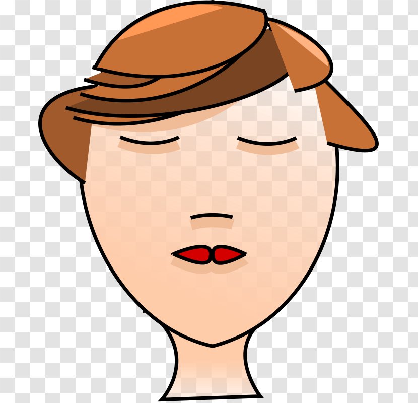 Drawing Clip Art - Forehead - Woman Transparent PNG