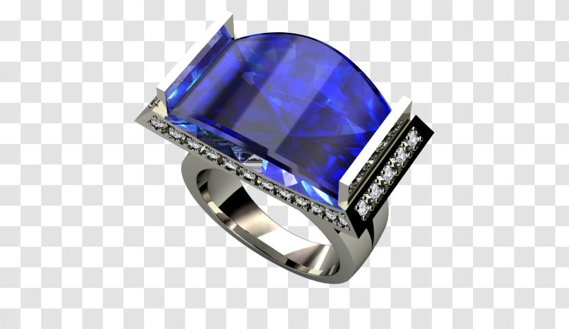 Sapphire Product Design Ring Cobalt Blue - Jewellery Transparent PNG